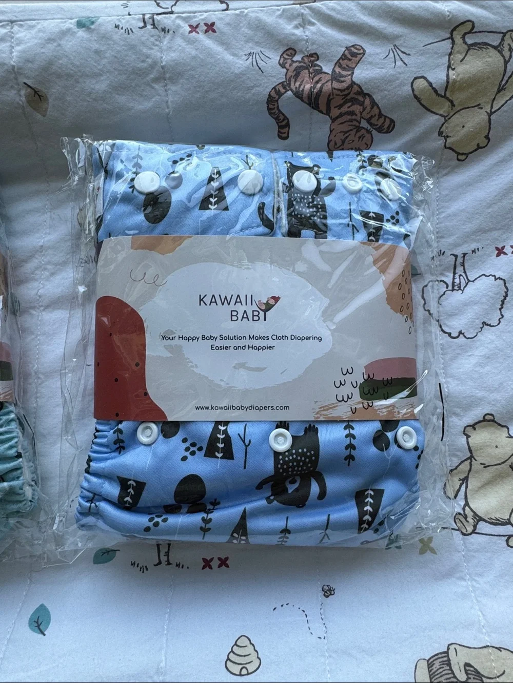 Kawaii baby Cloth Diaper lot- good night heavy wetter diapers. One size